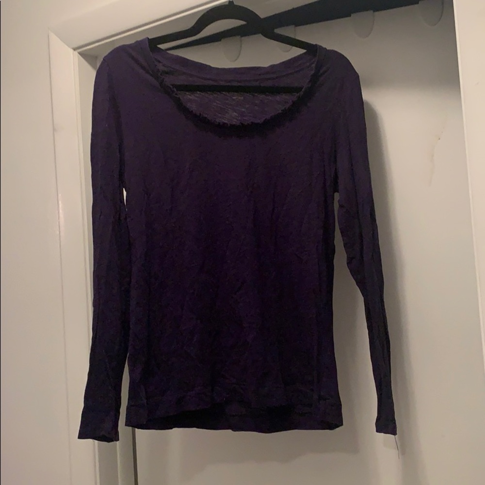 Dark purple shirt